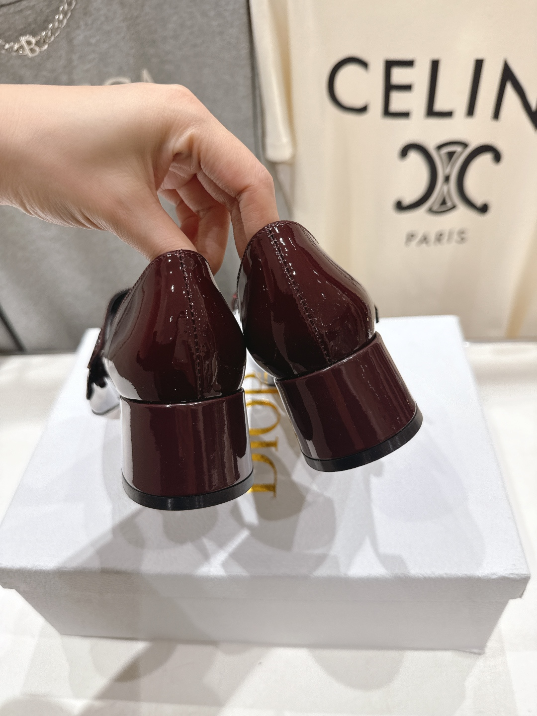 高版本出厂 DIOR*迪奥F031 D家2026ss春夏新款玛丽珍高跟鞋 方头小矮跟单鞋！顶级版本原版套