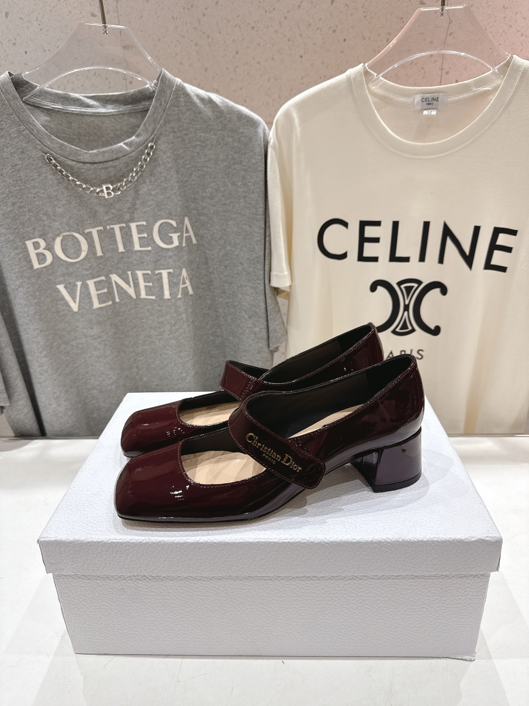 高版本出厂 DIOR*迪奥F031 D家2026ss春夏新款玛丽珍高跟鞋 方头小矮跟单鞋！顶级版本原版套