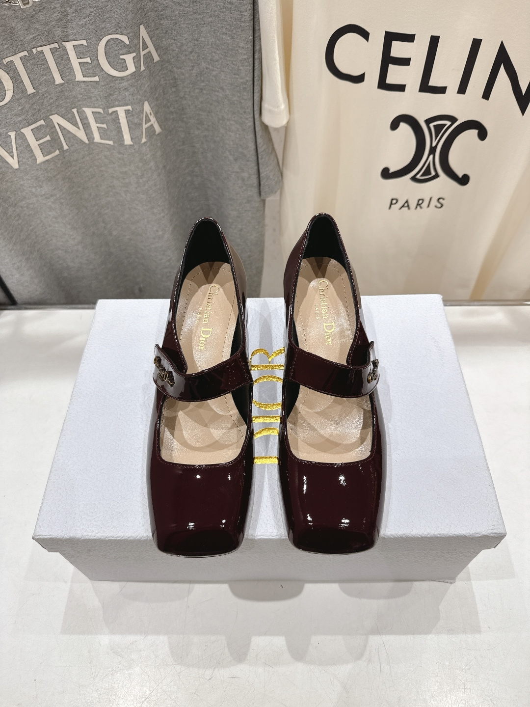 高版本出厂 DIOR*迪奥F031 D家2026ss春夏新款玛丽珍高跟鞋 方头小矮跟单鞋！顶级版本原版套