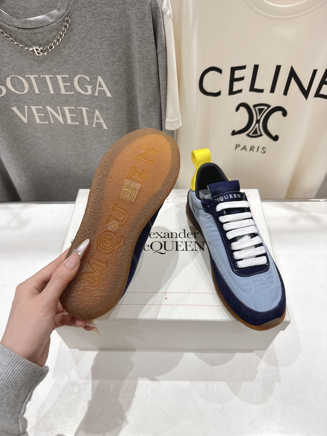 高版本出厂 情侣款 ALEXANDER MCQUEEN/亚历山大·麦昆 最新 Flexion系列情侣款复