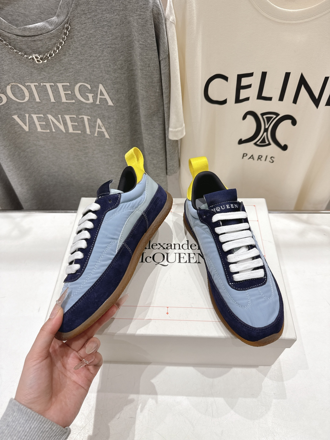 高版本出厂 情侣款 ALEXANDER MCQUEEN/亚历山大·麦昆 最新 Flexion系列情侣款复