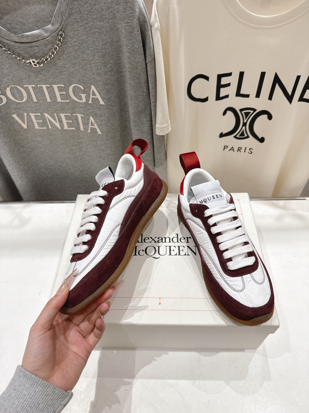 高版本出厂 情侣款 ALEXANDER MCQUEEN/亚历山大·麦昆 最新 Flexion系列情侣款复