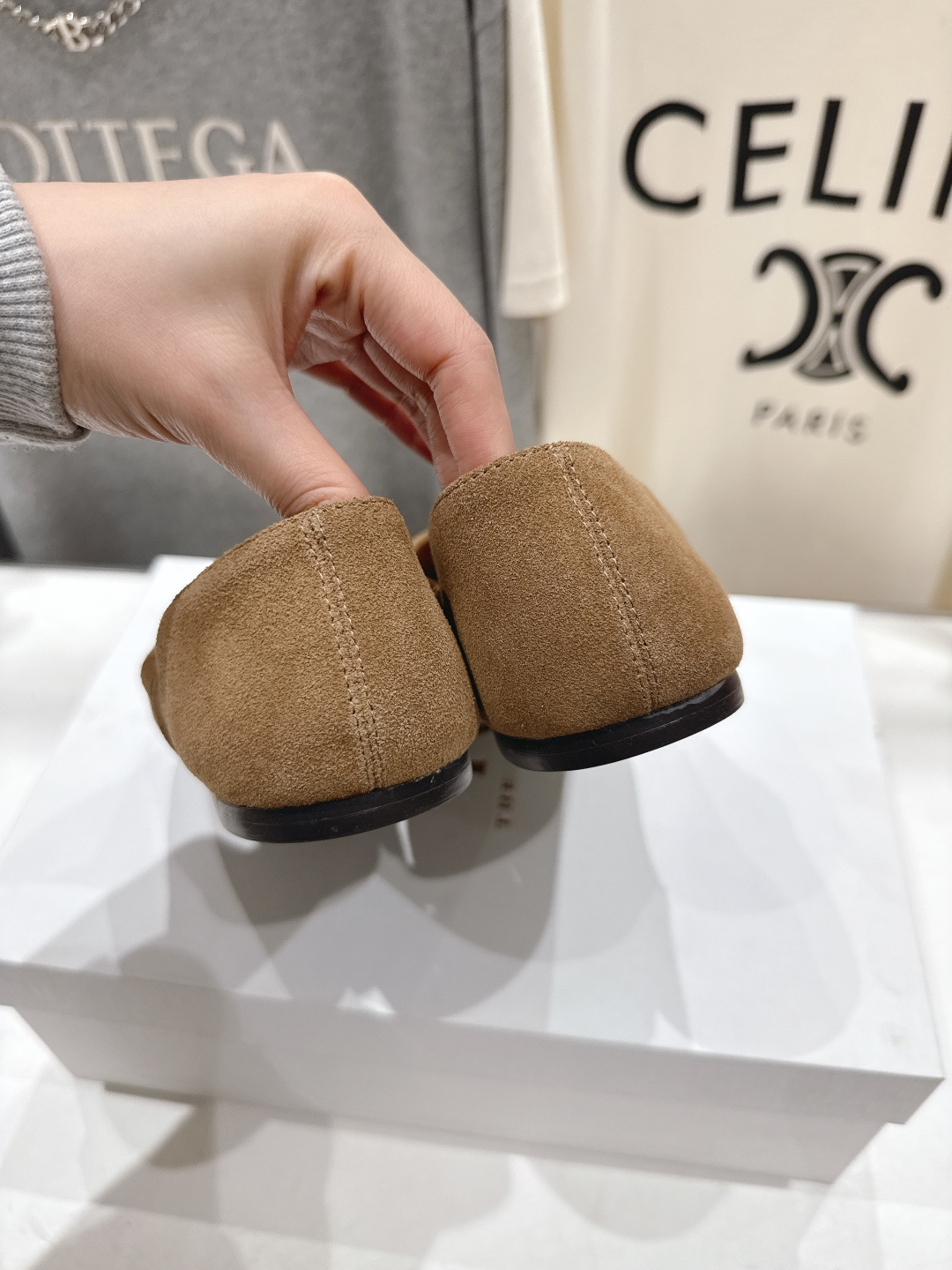 高版本出厂 The Row 2026ss早春新品爆款平底玛丽珍乐福鞋一脚蹬单鞋复古穆勒鞋非常舒服的一款平