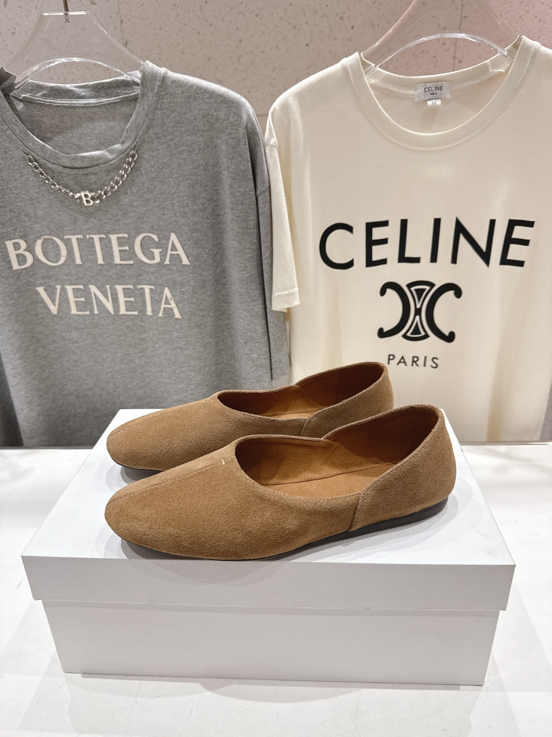 高版本出厂 The Row 2026ss早春新品爆款平底玛丽珍乐福鞋一脚蹬单鞋复古穆勒鞋非常舒服的一款平