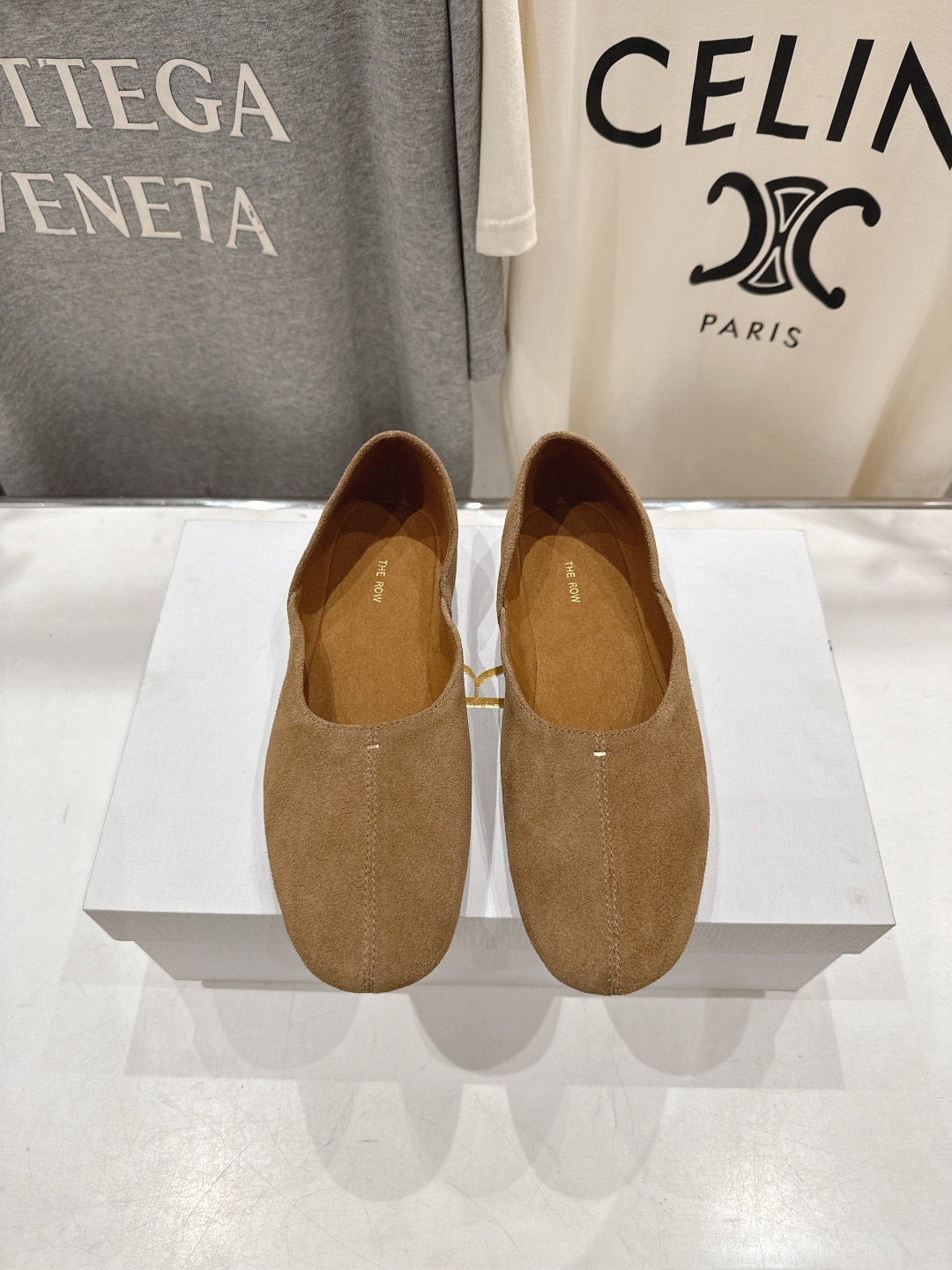 高版本出厂 The Row 2026ss早春新品爆款平底玛丽珍乐福鞋一脚蹬单鞋复古穆勒鞋非常舒服的一款平