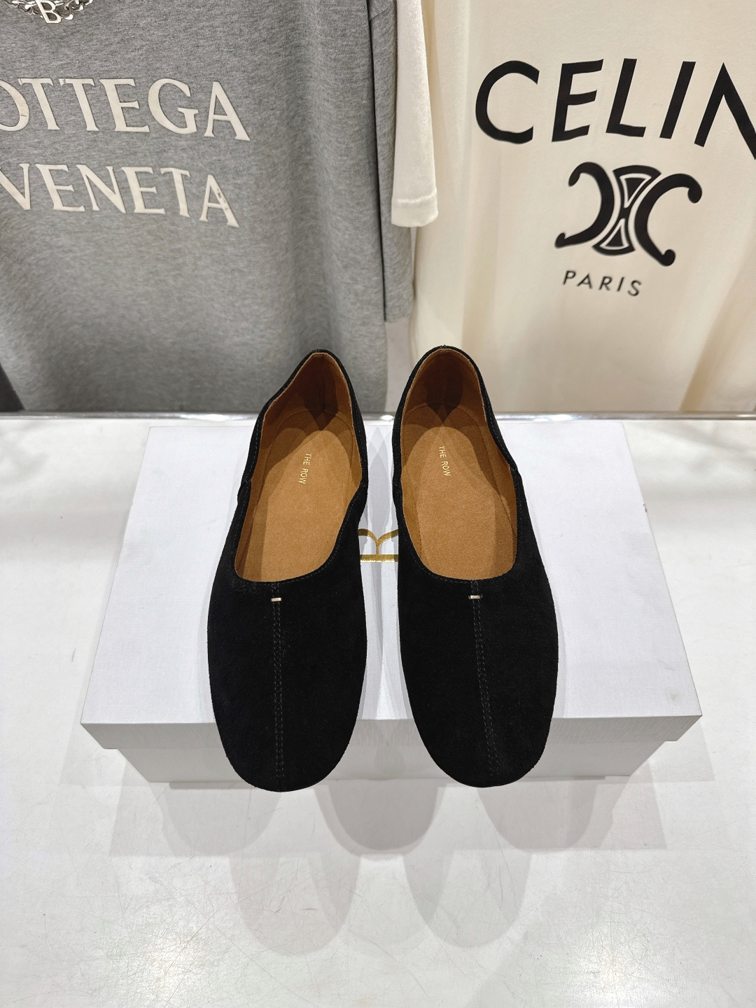 高版本出厂 The Row 2026ss早春新品爆款平底玛丽珍乐福鞋一脚蹬单鞋复古穆勒鞋非常舒服的一款平