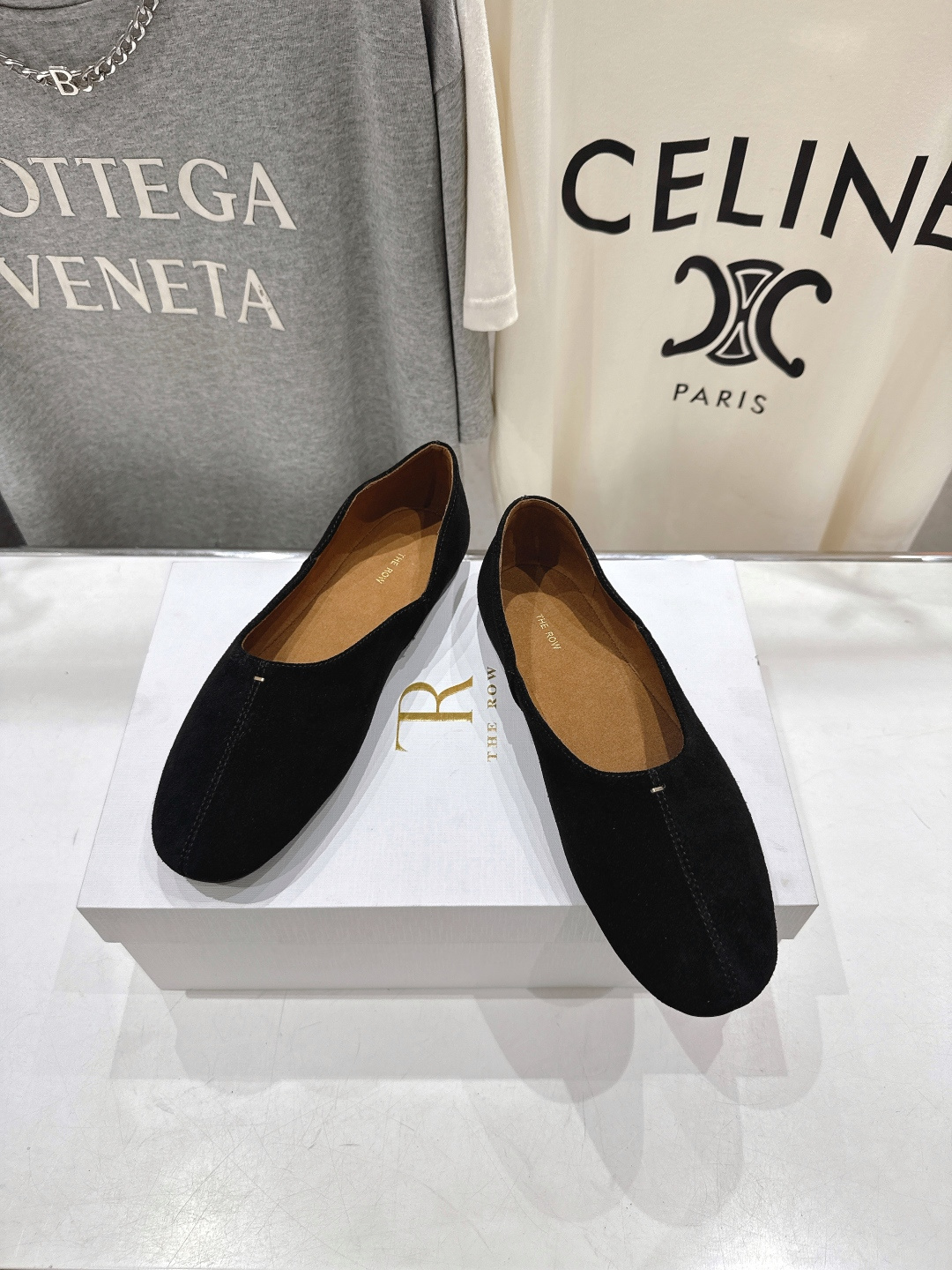 高版本出厂 The Row 2026ss早春新品爆款平底玛丽珍乐福鞋一脚蹬单鞋复古穆勒鞋非常舒服的一款平