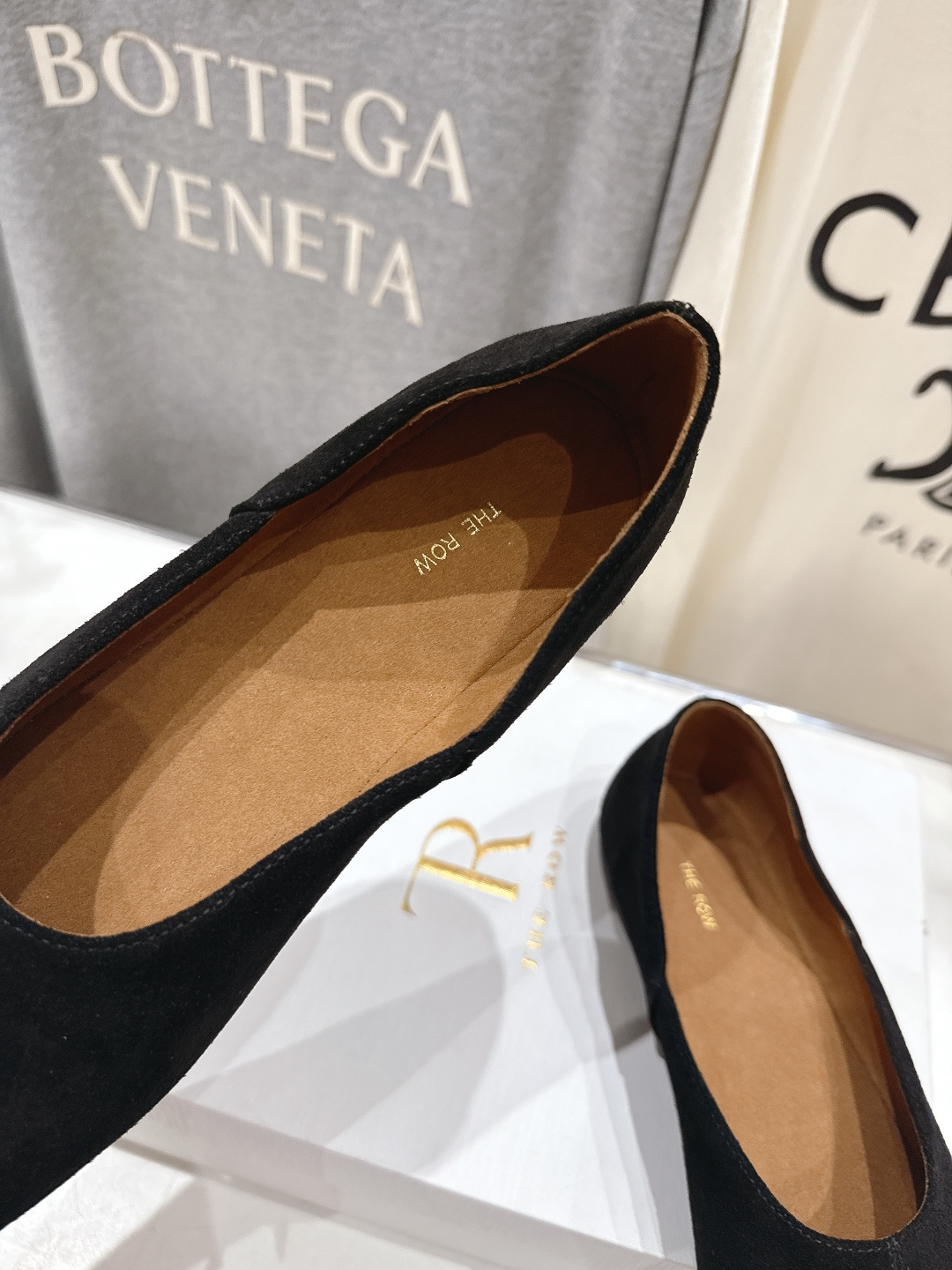 高版本出厂 The Row 2026ss早春新品爆款平底玛丽珍乐福鞋一脚蹬单鞋复古穆勒鞋非常舒服的一款平