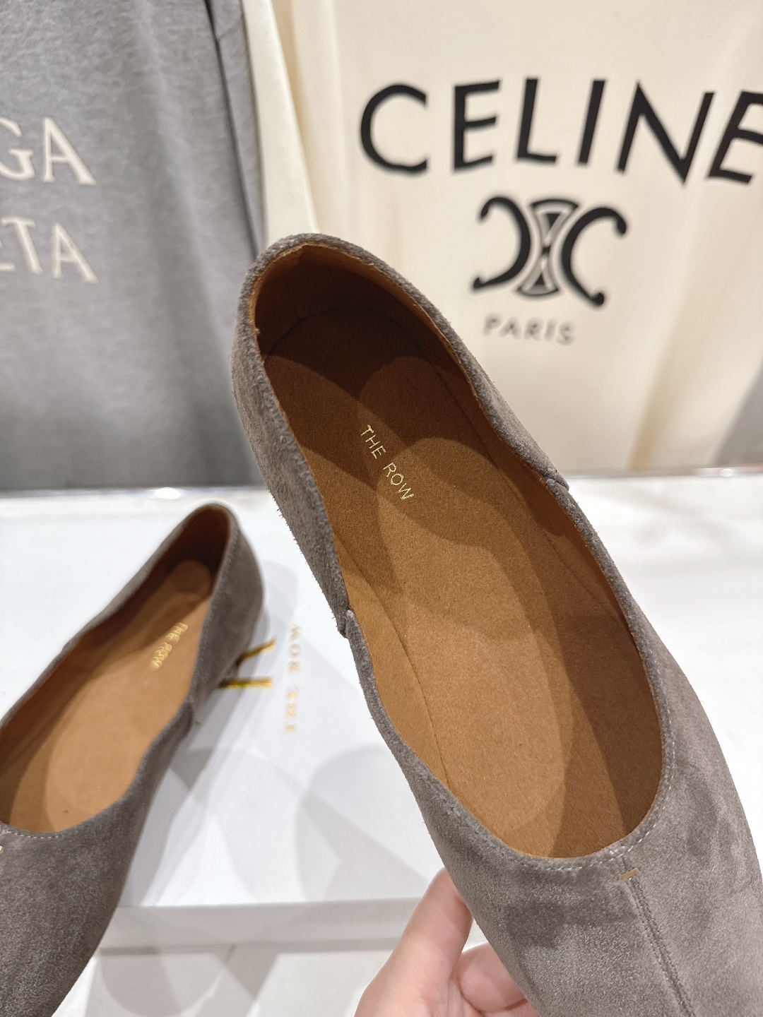 高版本出厂 The Row 2026ss早春新品爆款平底玛丽珍乐福鞋一脚蹬单鞋复古穆勒鞋非常舒服的一款平