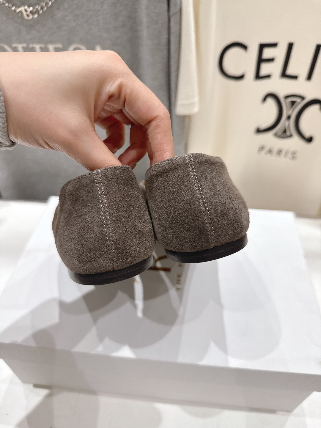 高版本出厂 The Row 2026ss早春新品爆款平底玛丽珍乐福鞋一脚蹬单鞋复古穆勒鞋非常舒服的一款平