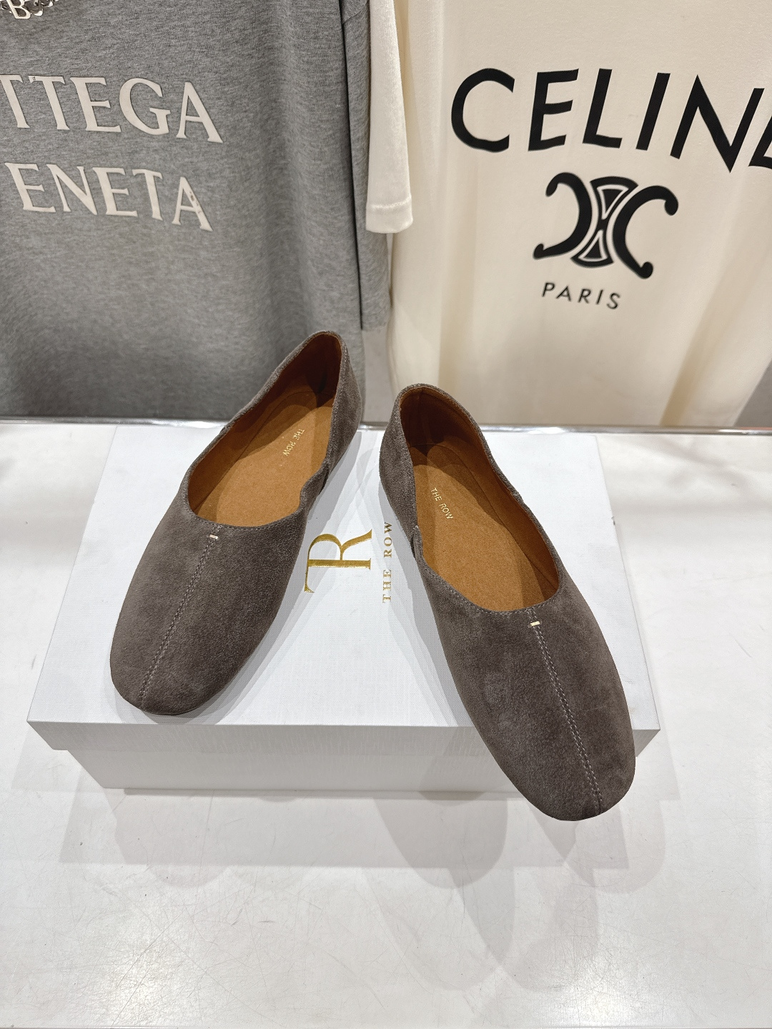 高版本出厂 The Row 2026ss早春新品爆款平底玛丽珍乐福鞋一脚蹬单鞋复古穆勒鞋非常舒服的一款平