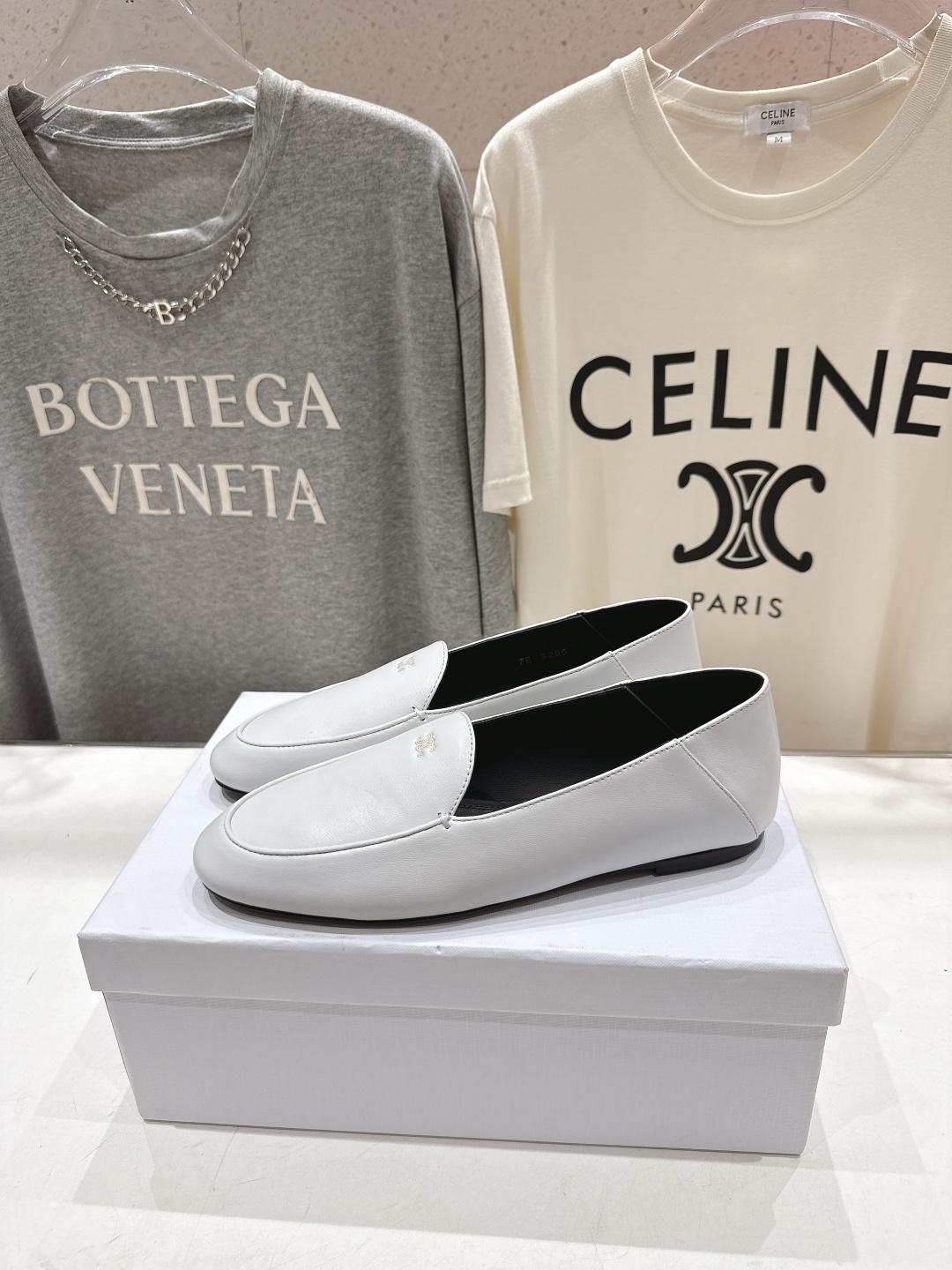 高版本出厂 celine/赛琳F035 26ss/专柜新款仙女风平底一脚蹬休闲鞋单鞋玛丽珍乐福鞋～各路博