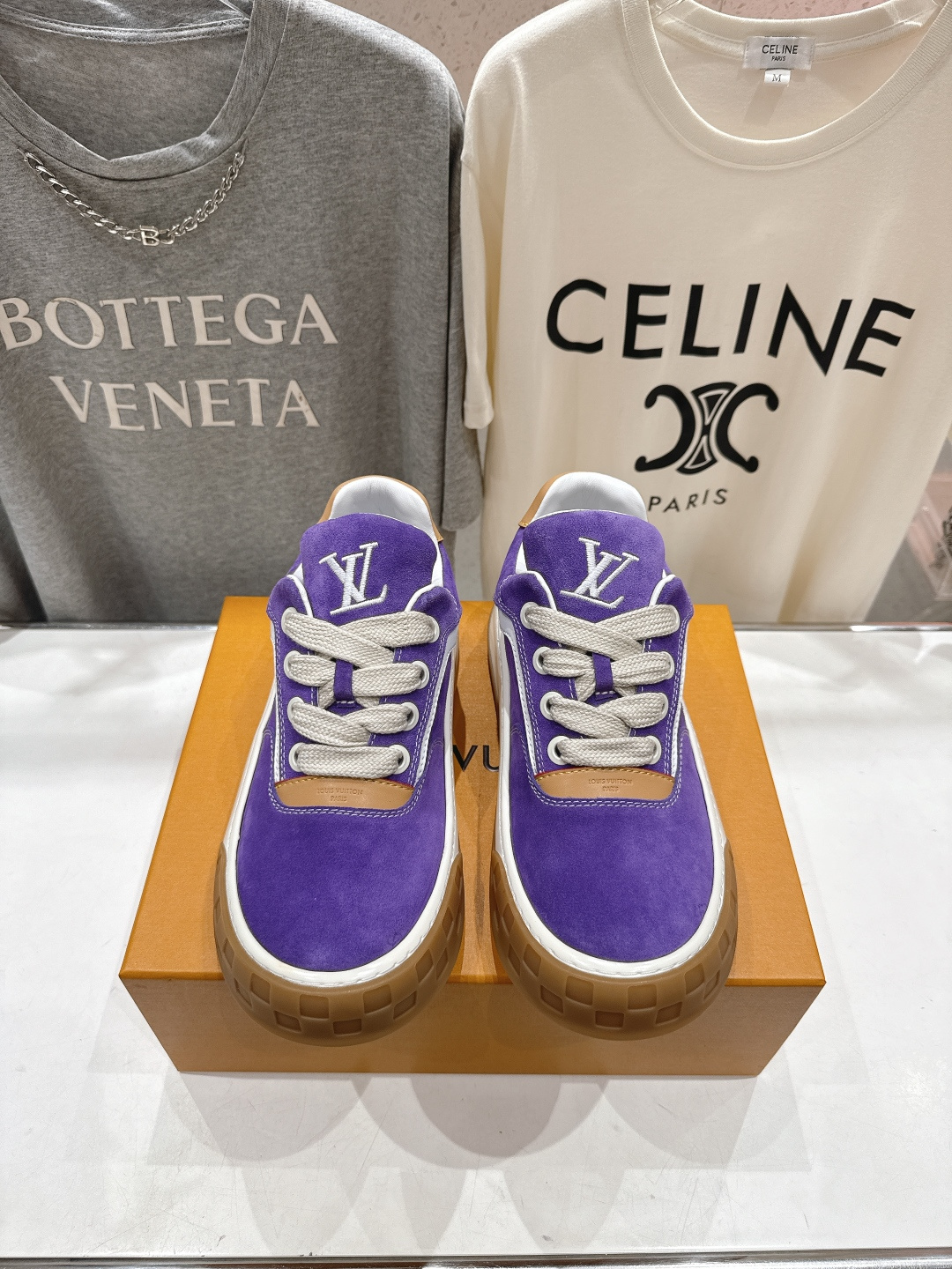 高版本出厂 情侣款 LOUIS VUITTON～LV路易威登F048 L家驴牌最新走秀款Tilted系列