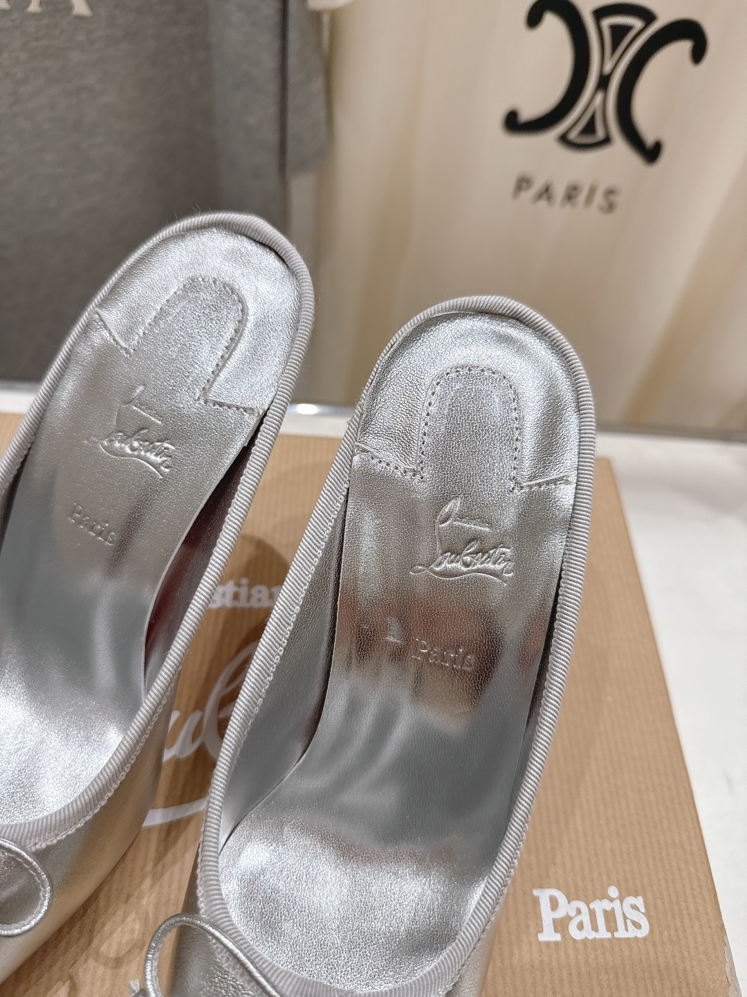 高版本出厂 Christian Loubotti CL红底鞋F030 2026ss新款蝴蝶结仙女风高跟鞋