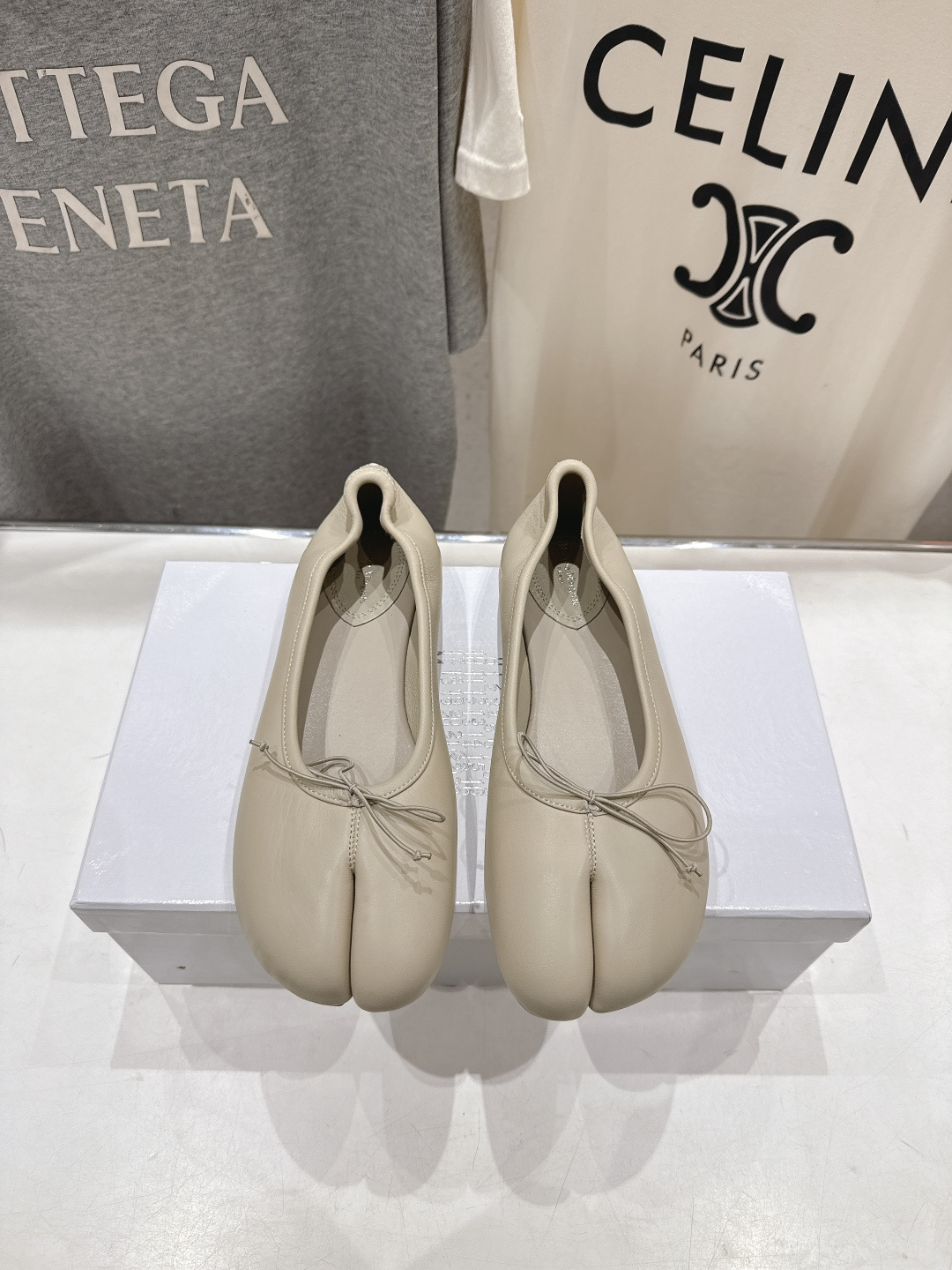 高版本出厂 MM6【Maison Magical】马吉拉26ss春夏新品一脚蹬乐福鞋平底分趾鞋懒人鞋芭蕾