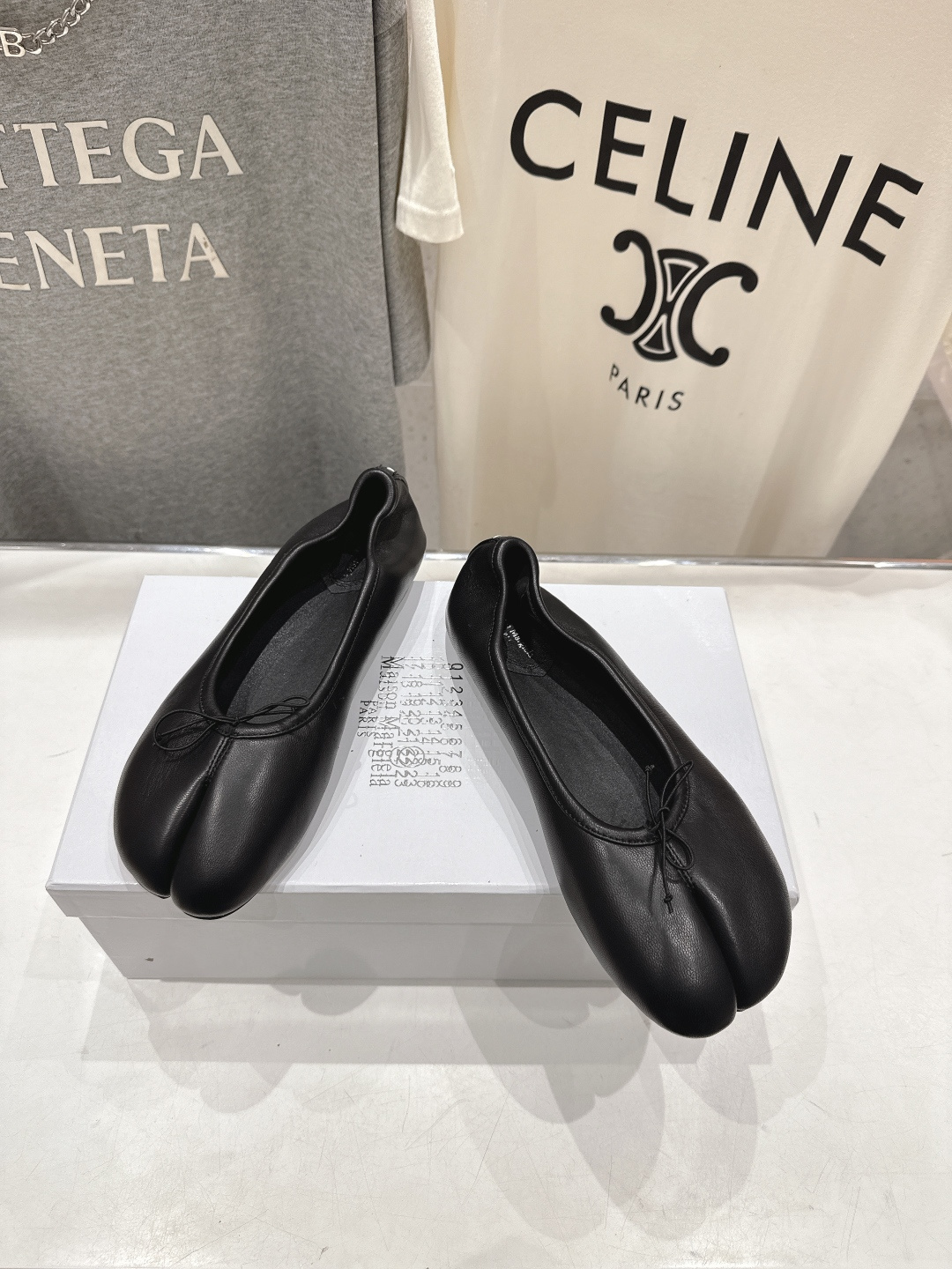 高版本出厂 MM6【Maison Magical】马吉拉26ss春夏新品一脚蹬乐福鞋平底分趾鞋懒人鞋芭蕾