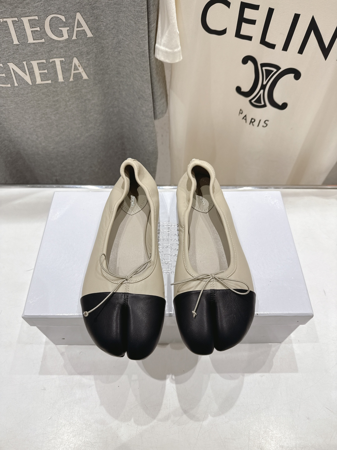 高版本出厂 MM6【Maison Magical】马吉拉26ss春夏新品一脚蹬乐福鞋平底分趾鞋懒人鞋芭蕾