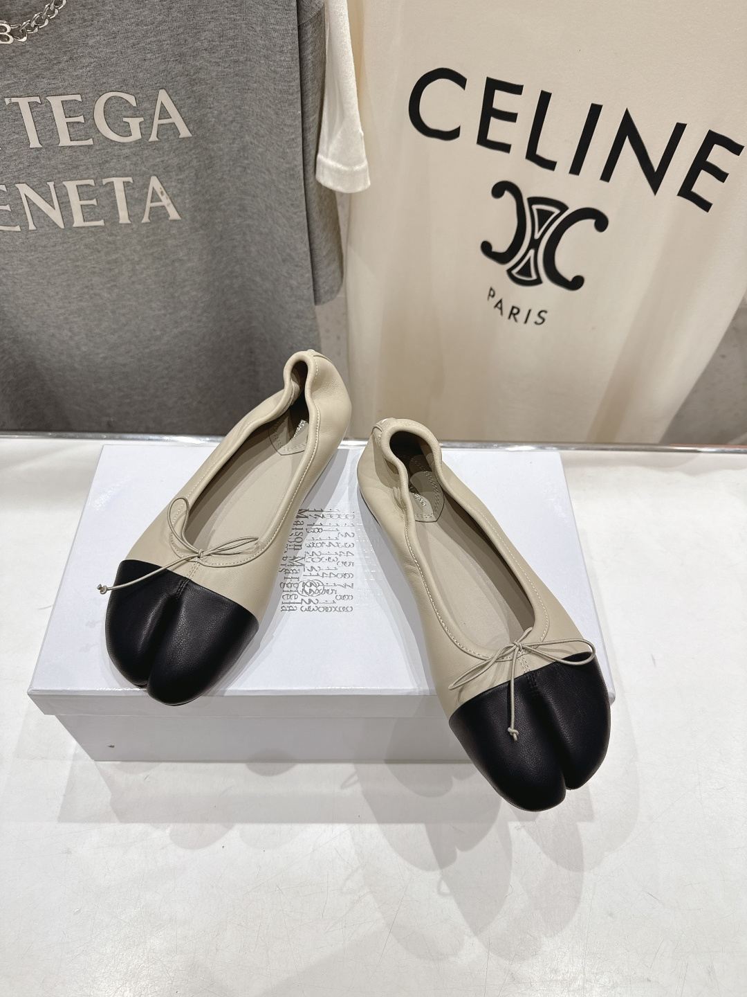 高版本出厂 MM6【Maison Magical】马吉拉26ss春夏新品一脚蹬乐福鞋平底分趾鞋懒人鞋芭蕾