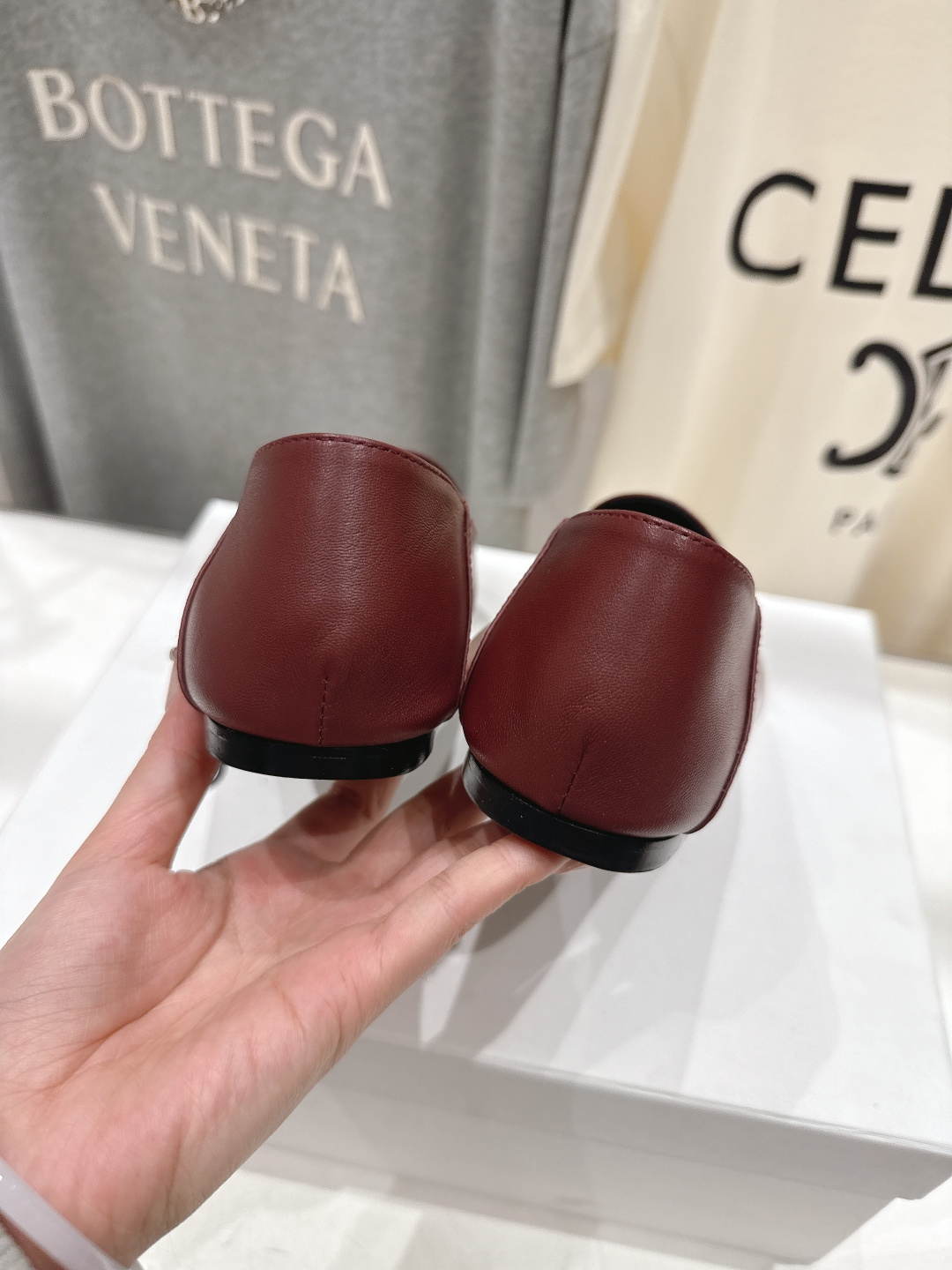 高版本出厂 CELINE*赛琳F032 2026ss春夏新款玛丽珍平底乐福鞋一脚蹬单鞋网红爆款来袭！各大