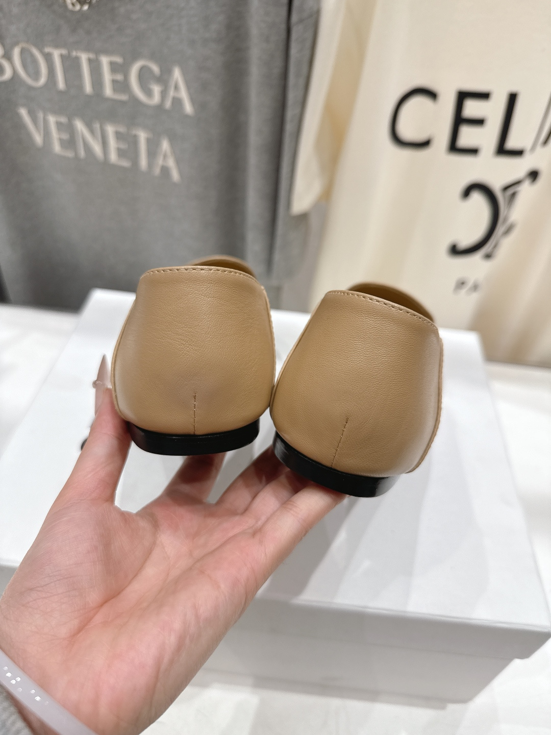 高版本出厂 CELINE*赛琳F032 2026ss春夏新款玛丽珍平底乐福鞋一脚蹬单鞋网红爆款来袭！各大