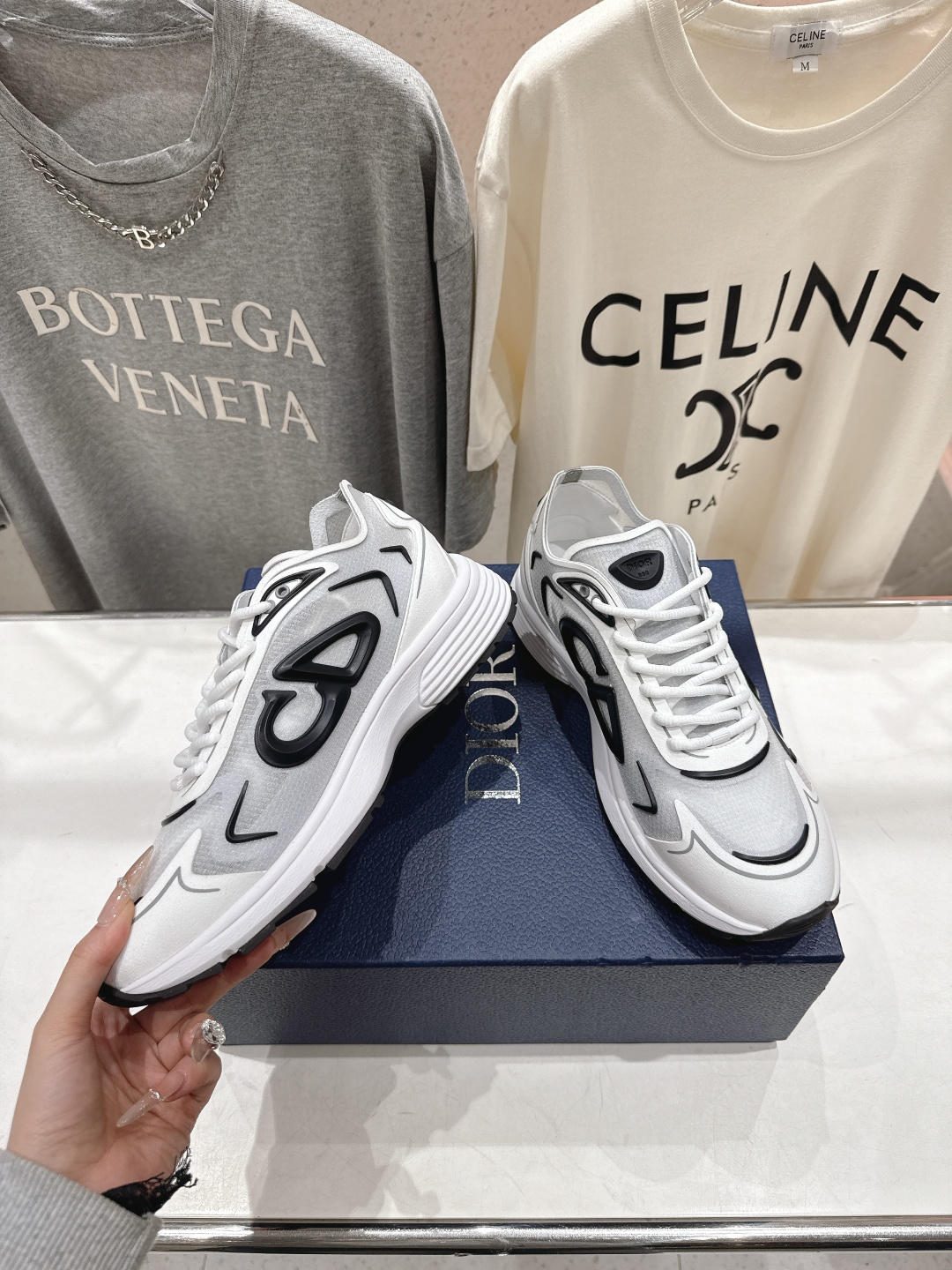 高版本出厂 Dior 迪奥D家F019 2026ss系带新款学院风透气休闲鞋德训鞋运动鞋原版购入开发做货