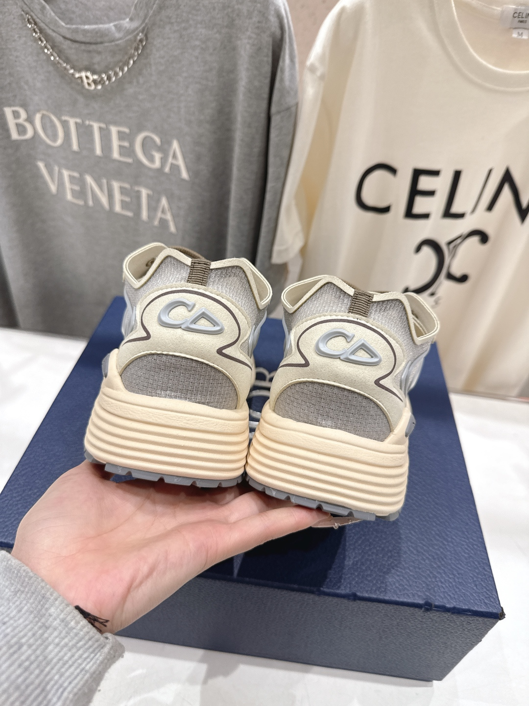 高版本出厂 Dior 迪奥D家F019 2026ss系带新款学院风透气休闲鞋德训鞋运动鞋原版购入开发做货