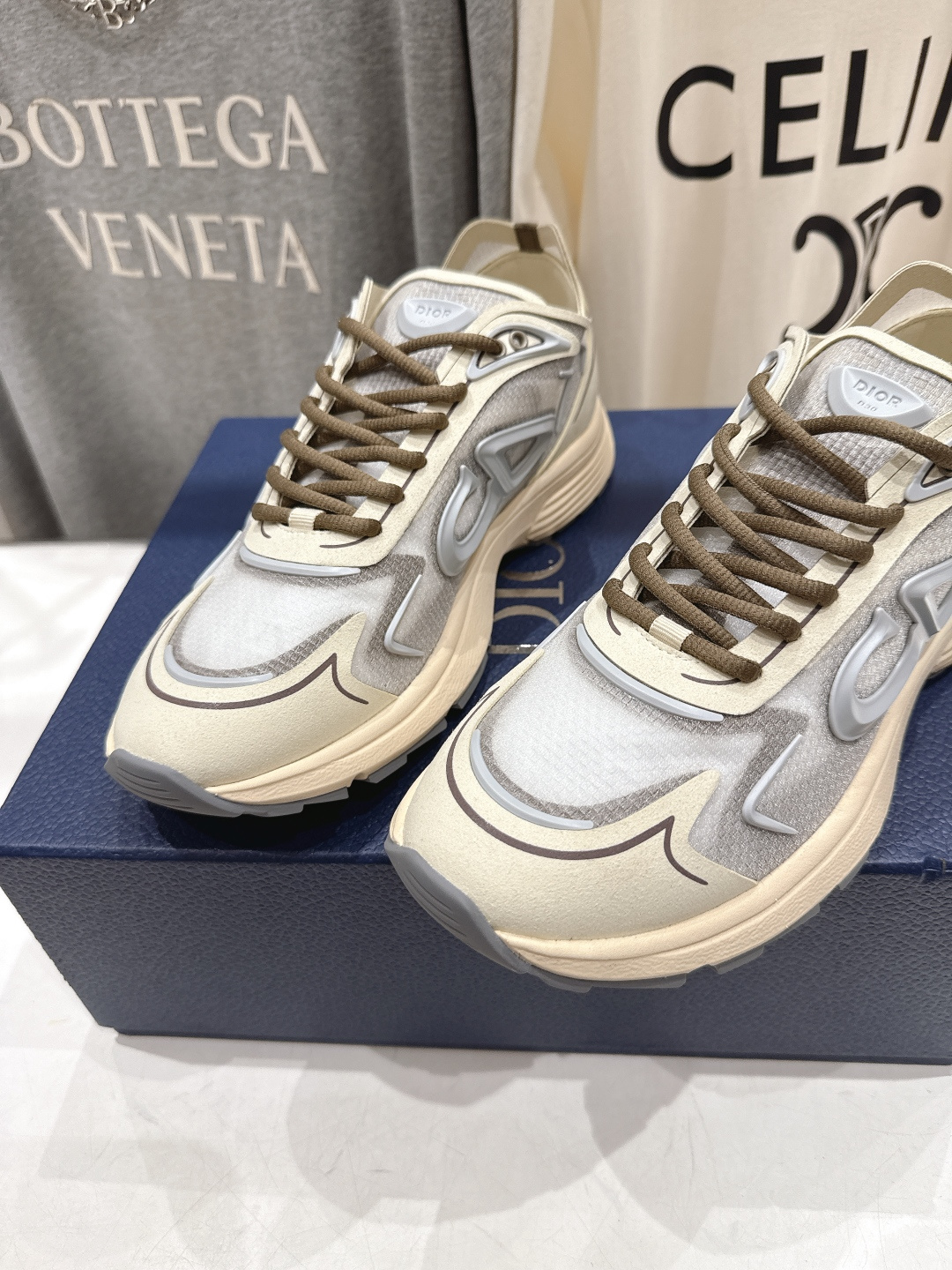 高版本出厂 Dior 迪奥D家F019 2026ss系带新款学院风透气休闲鞋德训鞋运动鞋原版购入开发做货