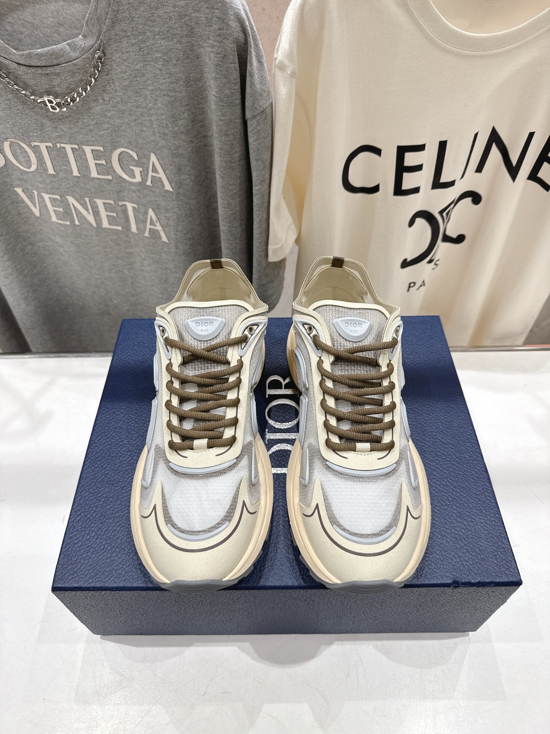 高版本出厂 Dior 迪奥D家F019 2026ss系带新款学院风透气休闲鞋德训鞋运动鞋原版购入开发做货