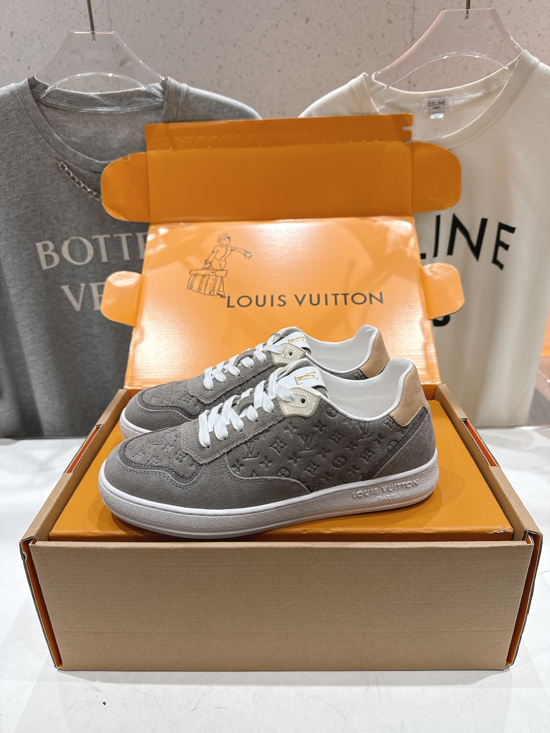 高版本出厂 情侣款 LOUIS VUITTON～LV路易威登F057 L家驴牌最新款走秀情侣款系列厚底运