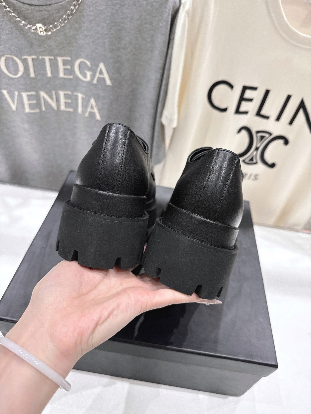 高版本出厂 BALENCIAG*/巴黎世家F046 2026ss新款大头皮鞋得比鞋乐福鞋TRACTOR大