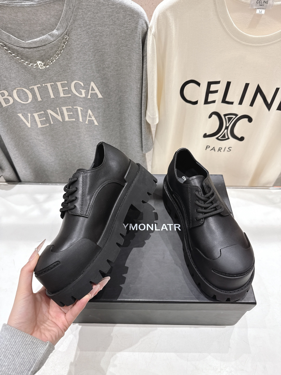 高版本出厂 BALENCIAG*/巴黎世家F046 2026ss新款大头皮鞋得比鞋乐福鞋TRACTOR大