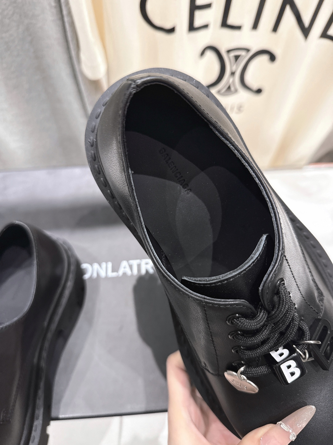 高版本出厂 BALENCIAG*/巴黎世家F046 2026ss新款大头皮鞋得比鞋乐福鞋TRACTOR大