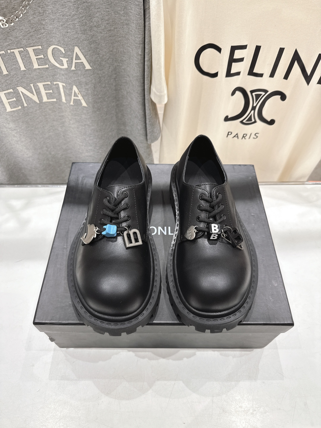 高版本出厂 BALENCIAG*/巴黎世家F046 2026ss新款大头皮鞋得比鞋乐福鞋TRACTOR大