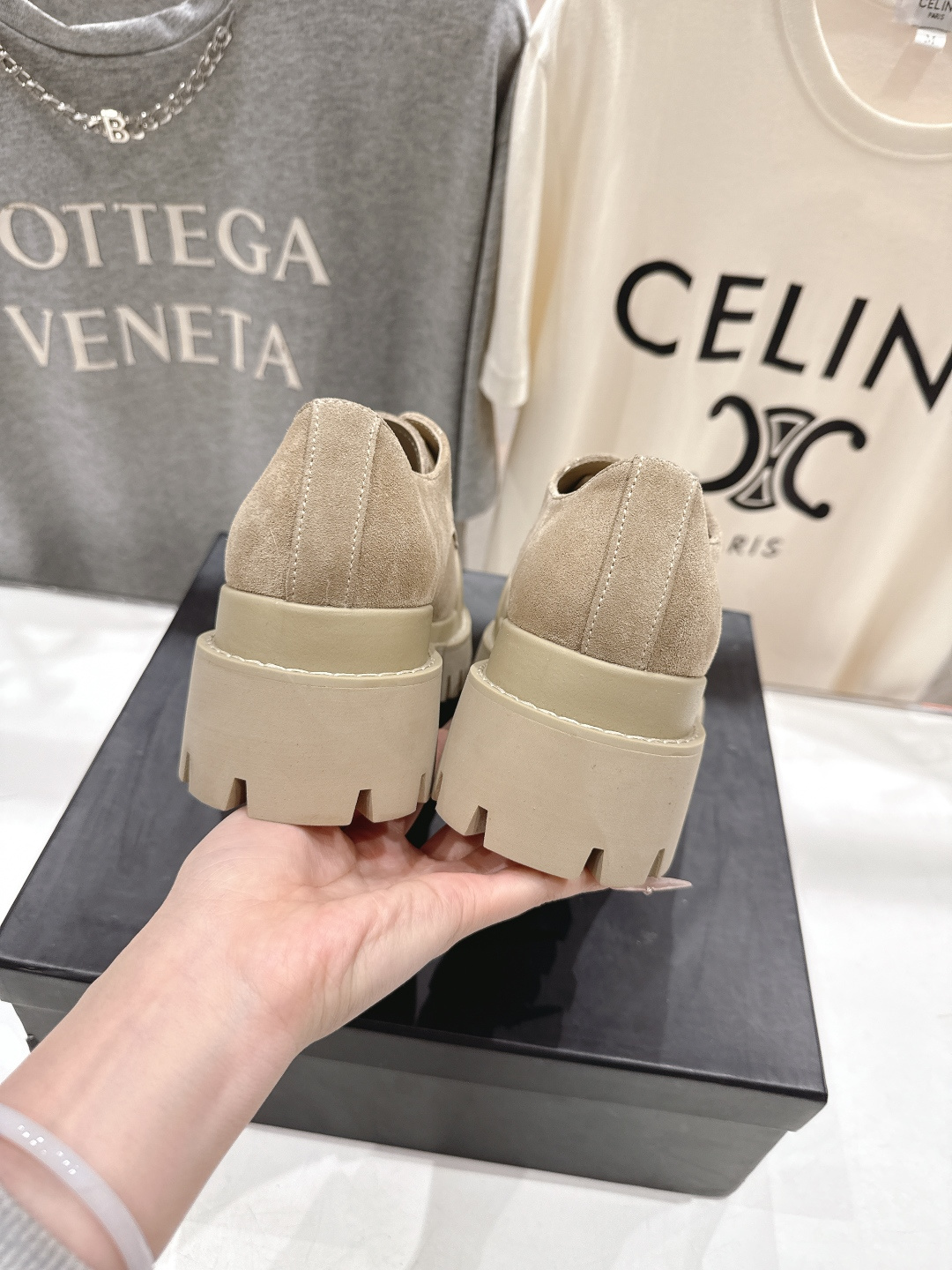 高版本出厂 BALENCIAG*/巴黎世家F046 2026ss新款大头皮鞋得比鞋乐福鞋TRACTOR大