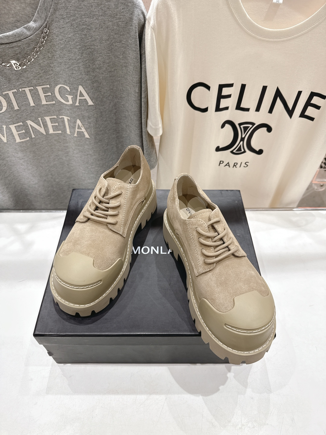 高版本出厂 BALENCIAG*/巴黎世家F046 2026ss新款大头皮鞋得比鞋乐福鞋TRACTOR大