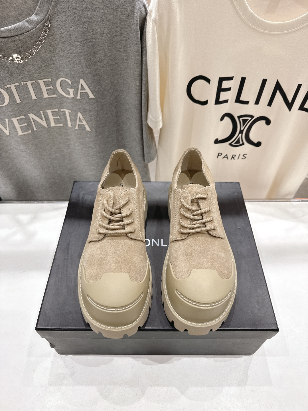 高版本出厂 BALENCIAG*/巴黎世家F046 2026ss新款大头皮鞋得比鞋乐福鞋TRACTOR大