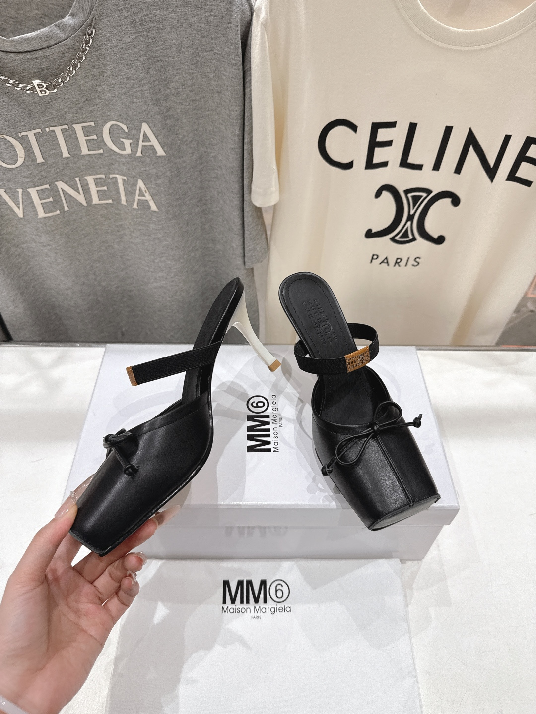 高版本出厂 MM6马吉拉2026ss春夏新品最近超级🔥的一脚蹬懒人鞋高跟鞋拖鞋芭蕾舞鞋舒适度不用说 肯定