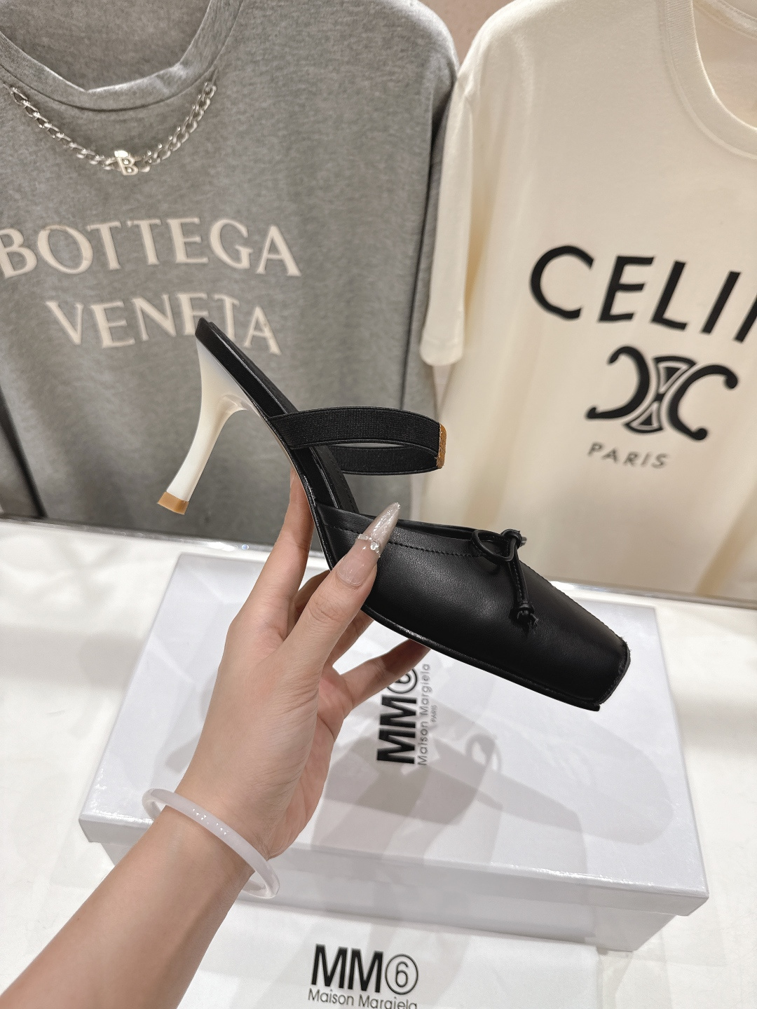 高版本出厂 MM6马吉拉2026ss春夏新品最近超级🔥的一脚蹬懒人鞋高跟鞋拖鞋芭蕾舞鞋舒适度不用说 肯定