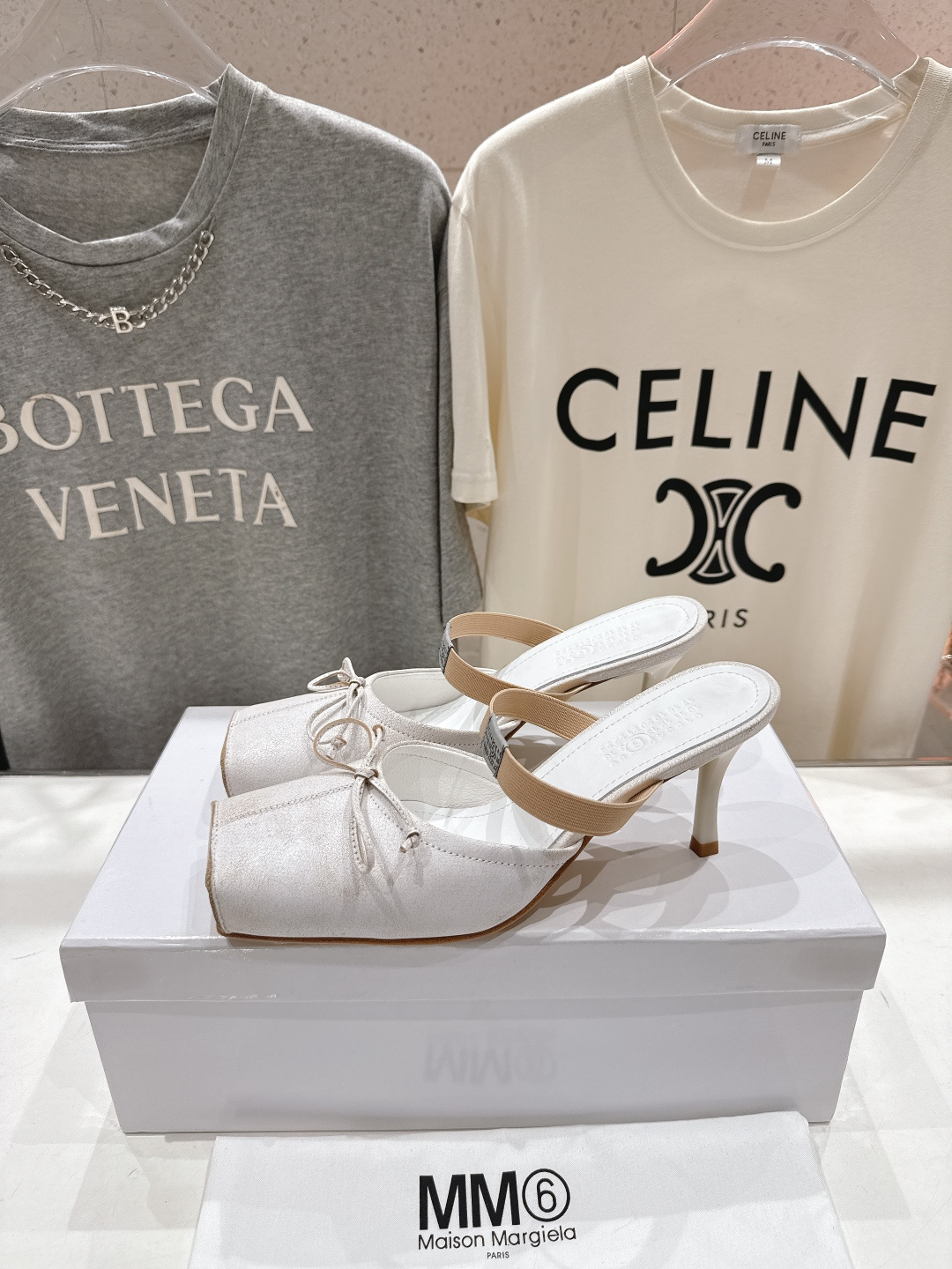 高版本出厂 MM6马吉拉2026ss春夏新品最近超级🔥的一脚蹬懒人鞋高跟鞋拖鞋芭蕾舞鞋舒适度不用说 肯定