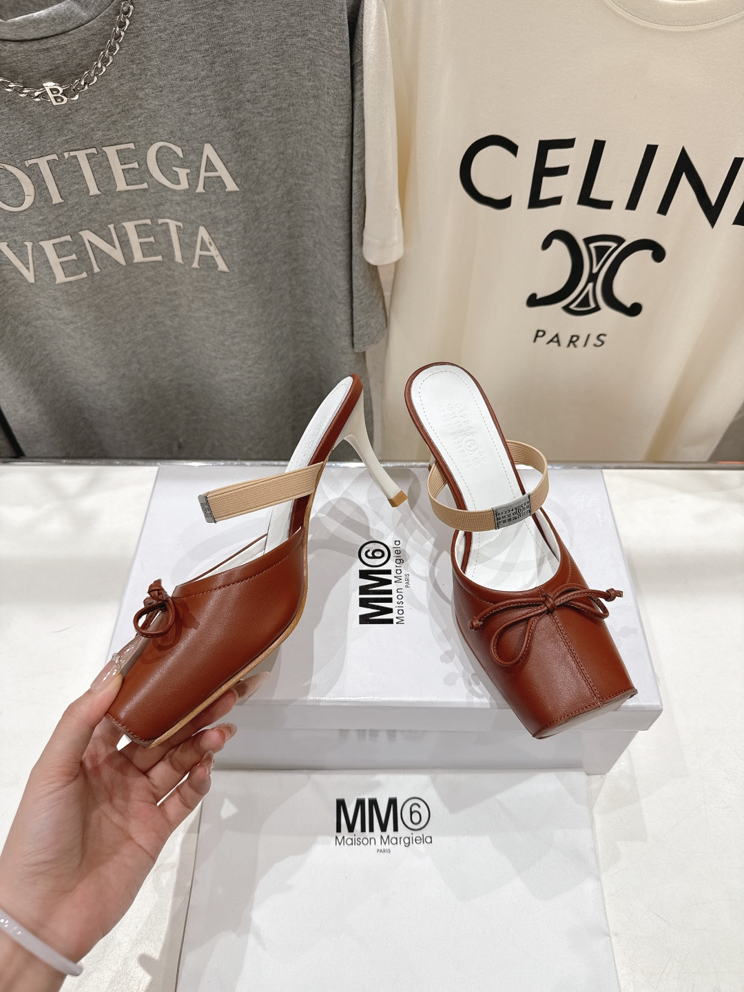 高版本出厂 MM6马吉拉2026ss春夏新品最近超级🔥的一脚蹬懒人鞋高跟鞋拖鞋芭蕾舞鞋舒适度不用说 肯定