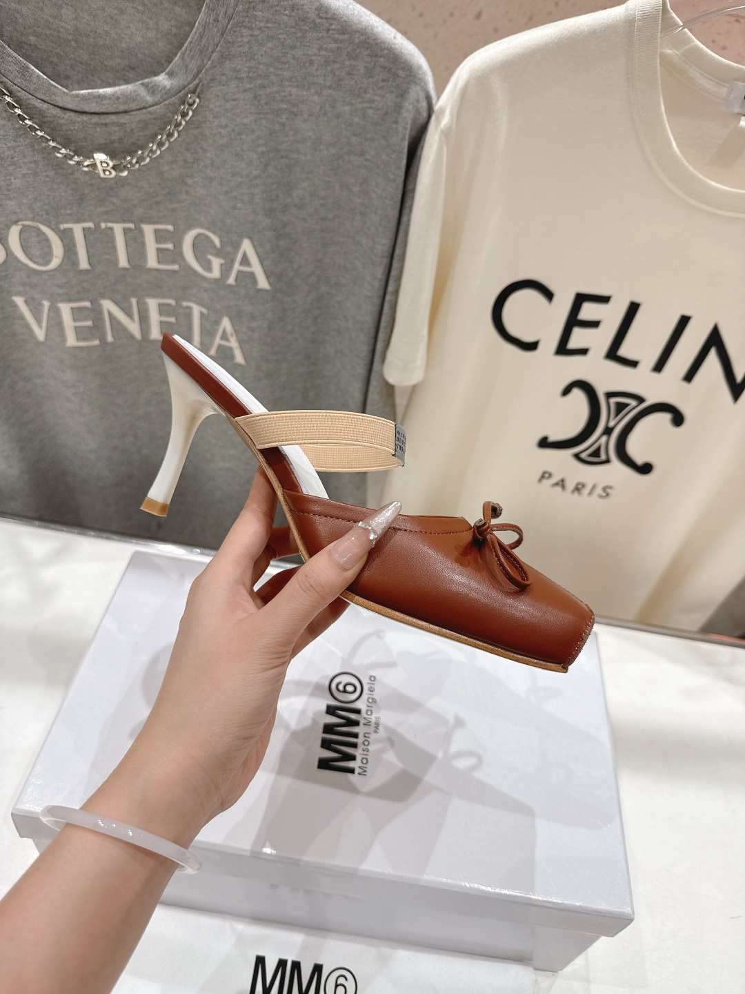 高版本出厂 MM6马吉拉2026ss春夏新品最近超级🔥的一脚蹬懒人鞋高跟鞋拖鞋芭蕾舞鞋舒适度不用说 肯定