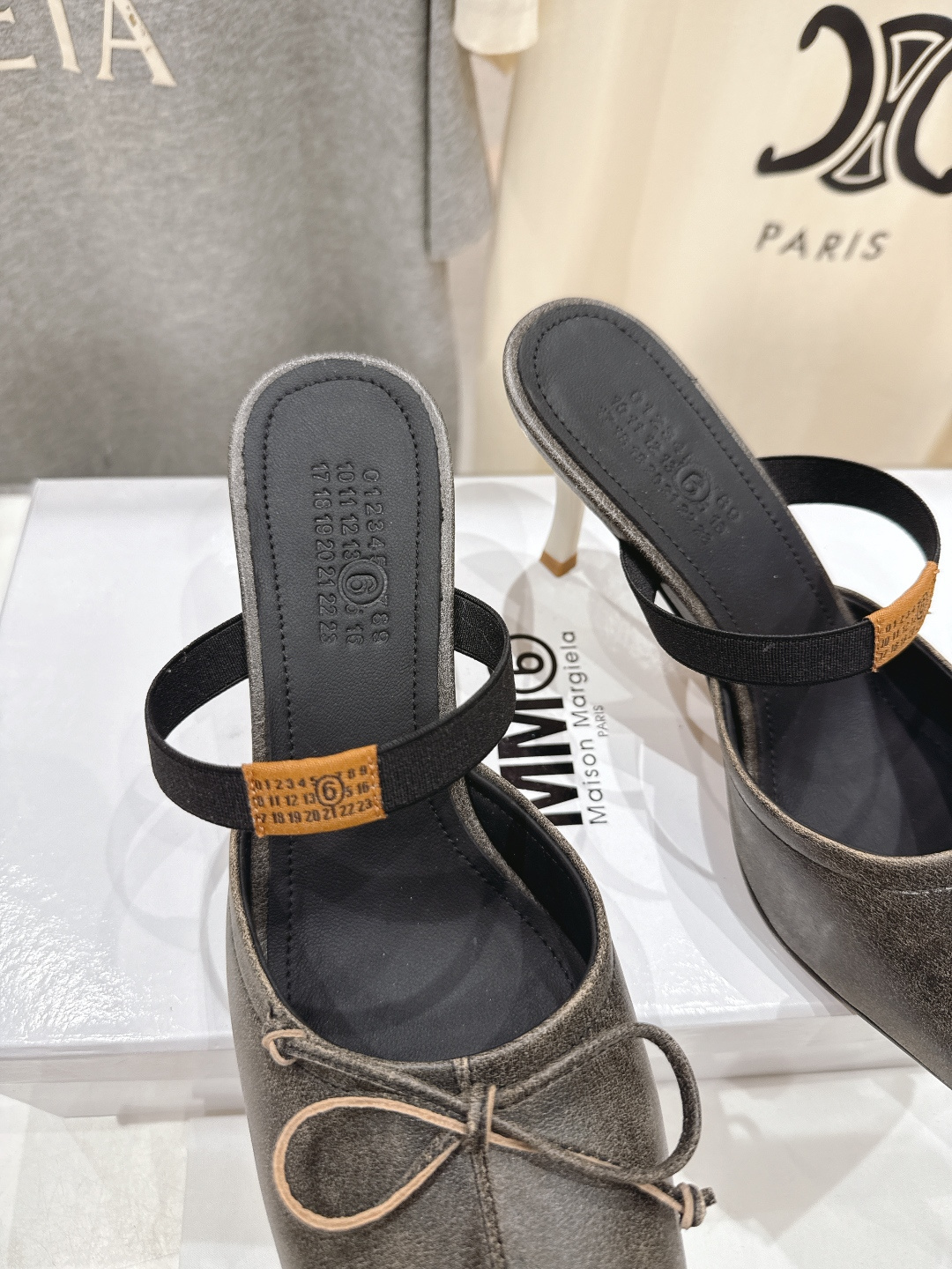 高版本出厂 MM6马吉拉2026ss春夏新品最近超级🔥的一脚蹬懒人鞋高跟鞋拖鞋芭蕾舞鞋舒适度不用说 肯定