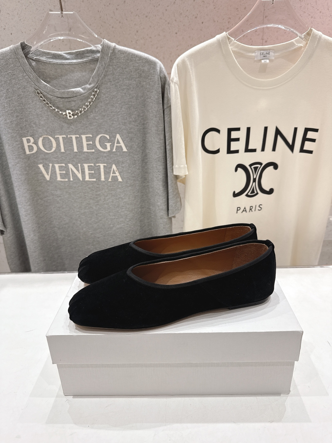 高版本出厂 the row 2026ss春夏走秀爆款小方头平底鞋玛丽珍休闲鞋单鞋非常舒服的平底鞋，极简设