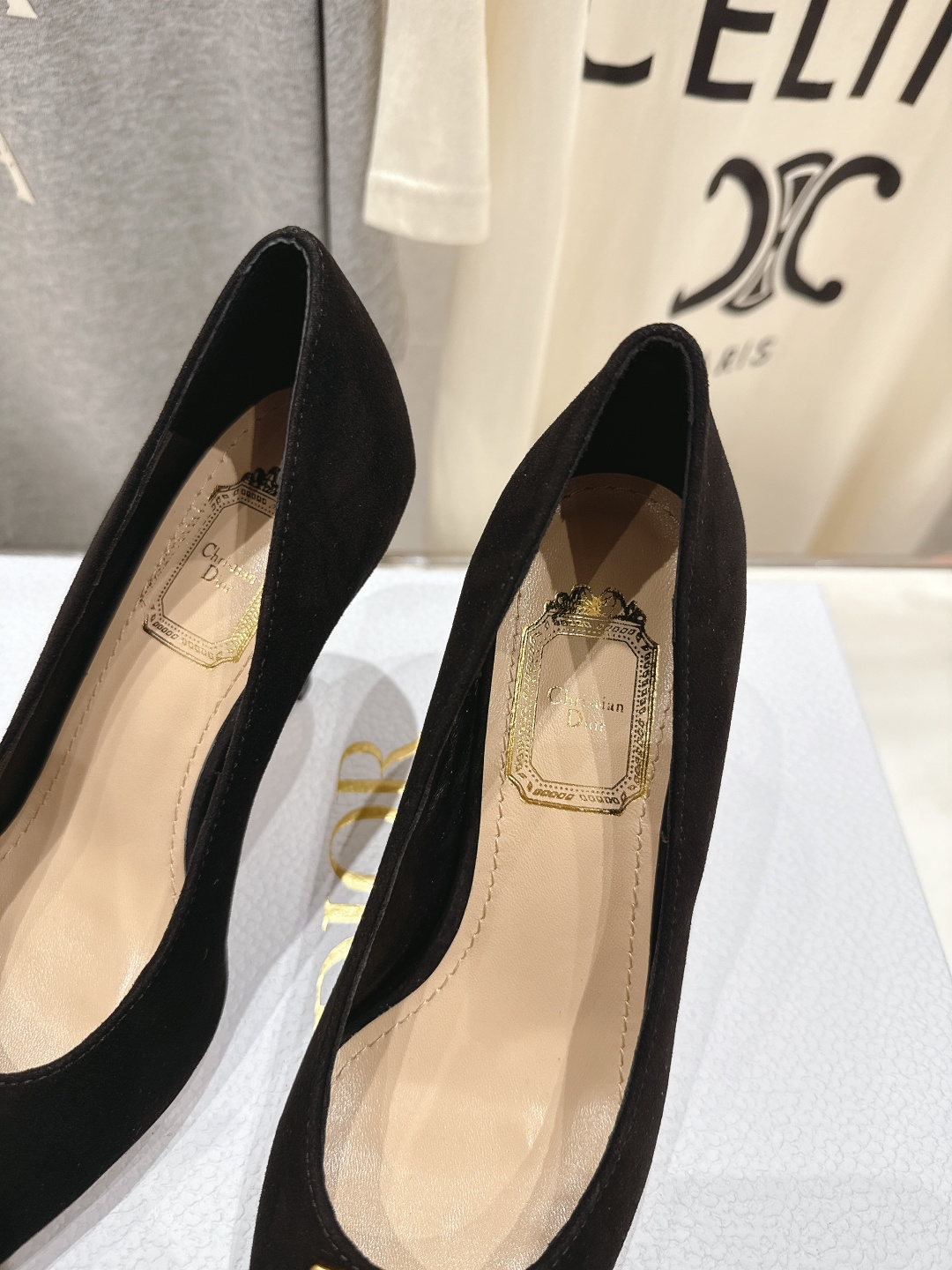 高版本出厂 DIOR*迪奥F031 D家2026ss新款尖头高跟鞋时装鞋！顶级版本～超美的脚踝扣上脚超仙