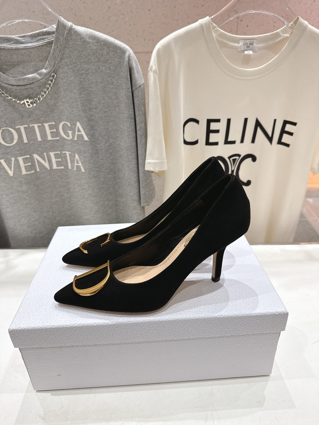 高版本出厂 DIOR*迪奥F031 D家2026ss新款尖头高跟鞋时装鞋！顶级版本～超美的脚踝扣上脚超仙