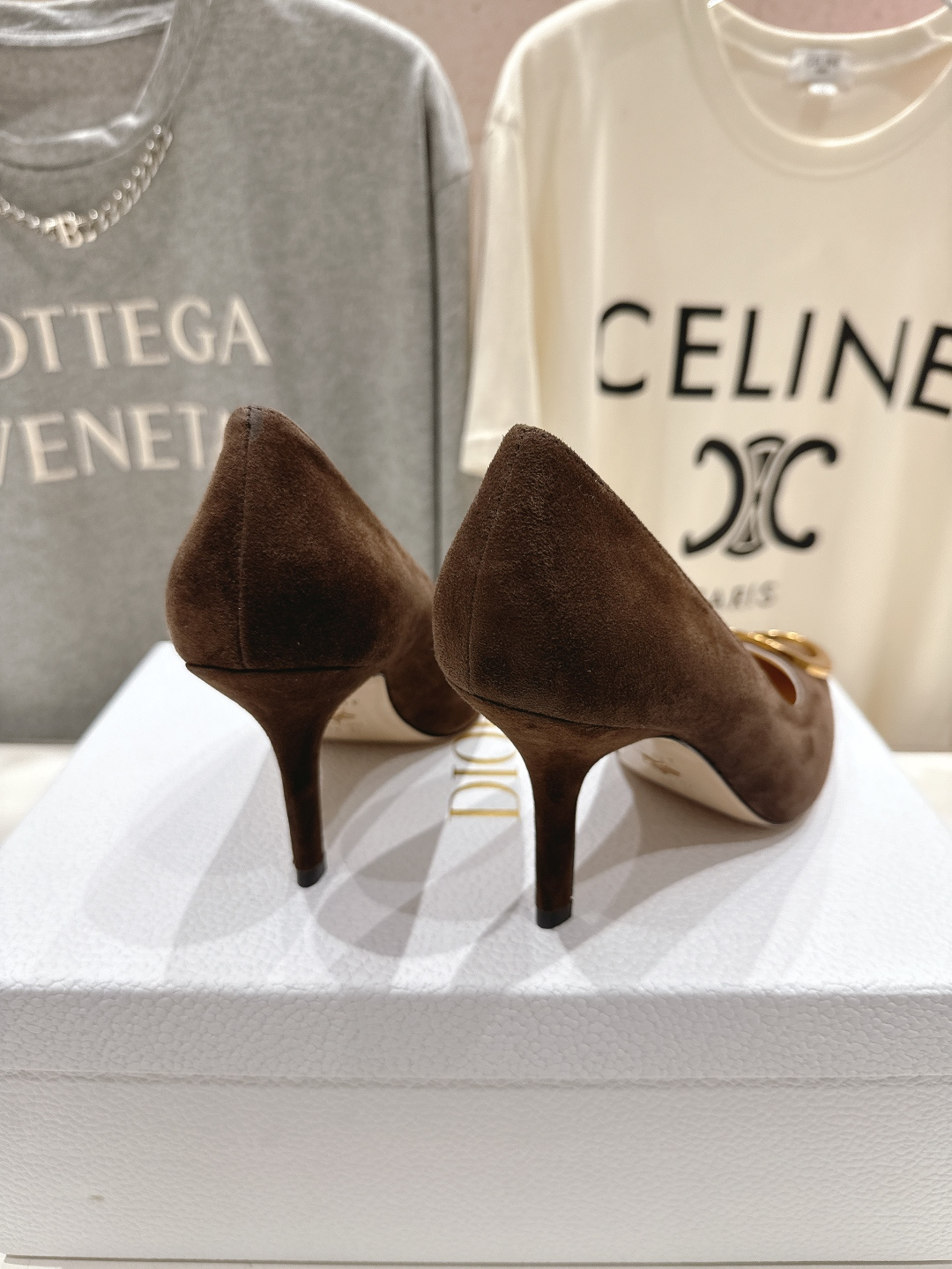 高版本出厂 DIOR*迪奥F031 D家2026ss新款尖头高跟鞋时装鞋！顶级版本～超美的脚踝扣上脚超仙