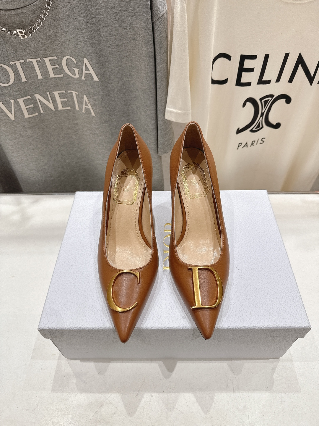 高版本出厂 DIOR*迪奥F031 D家2026ss新款尖头高跟鞋时装鞋！顶级版本～超美的脚踝扣上脚超仙