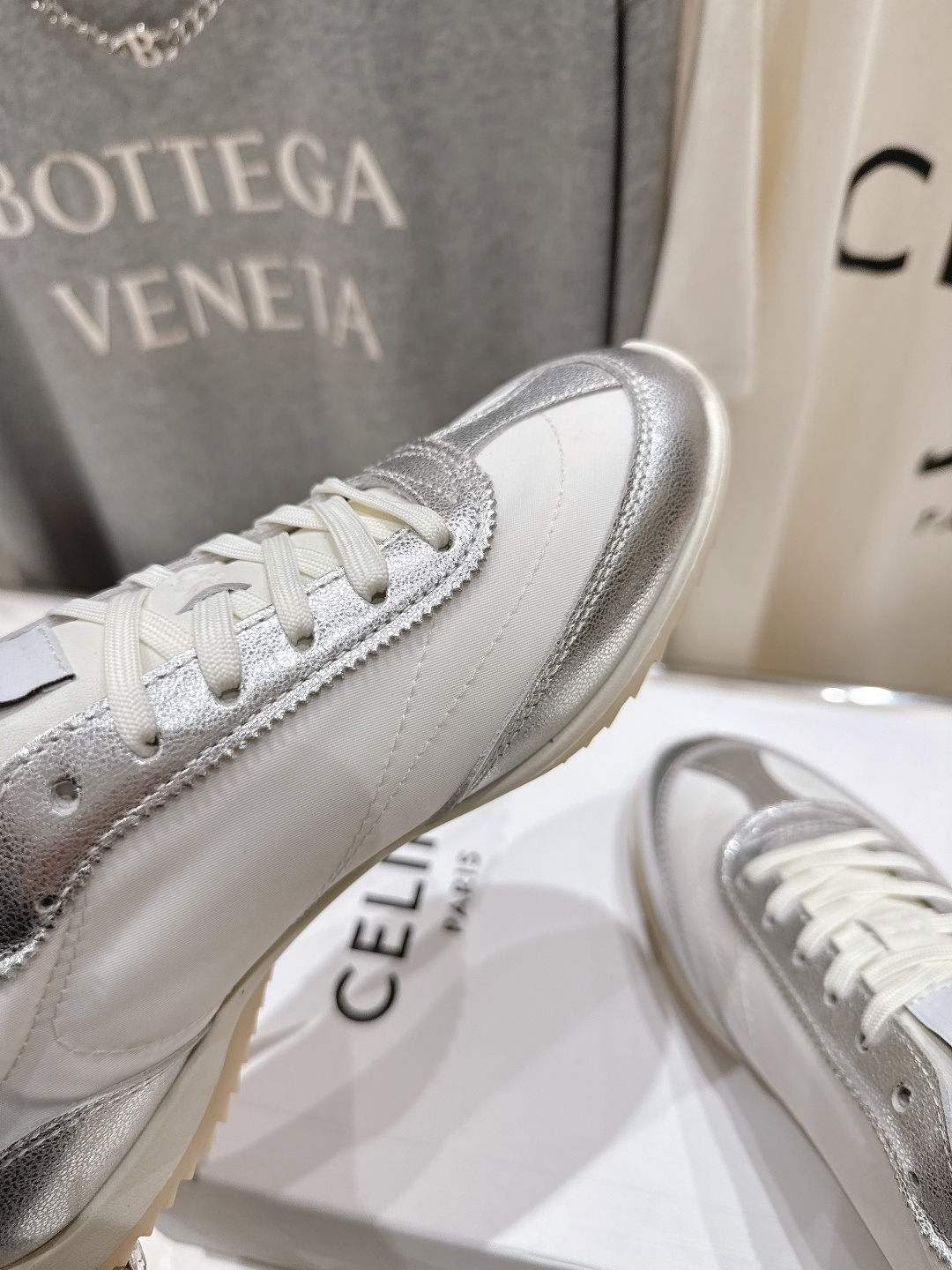 高版本出厂 CELINE*思琳赛琳F035 2026ss新款徽标系带阿甘鞋休闲运动鞋小白鞋简单舒服，干净