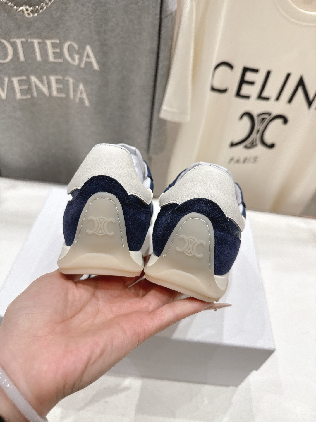 高版本出厂 CELINE*思琳赛琳F035 2026ss新款徽标系带阿甘鞋休闲运动鞋小白鞋简单舒服，干净
