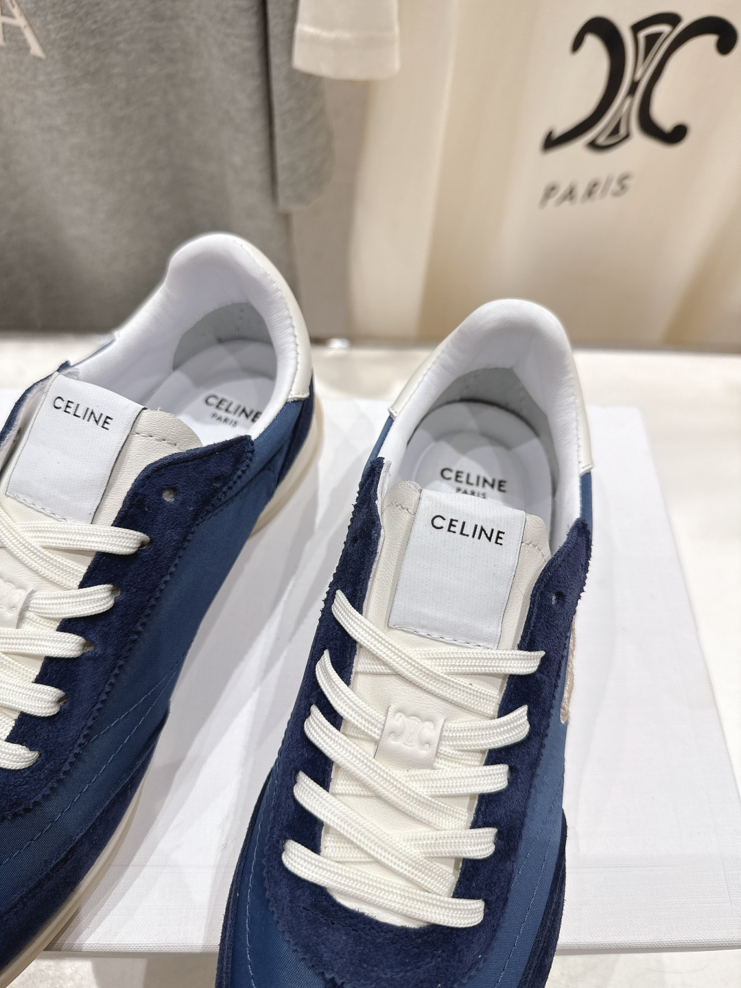 高版本出厂 CELINE*思琳赛琳F035 2026ss新款徽标系带阿甘鞋休闲运动鞋小白鞋简单舒服，干净